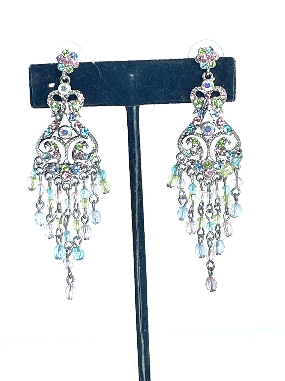 New Pastel Chandelier Earrings